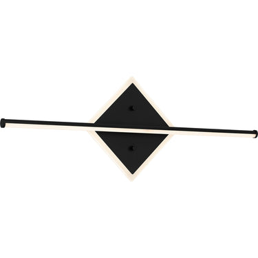 Parcelle PCPCL8525MBK Bath Light in Matte Black 1