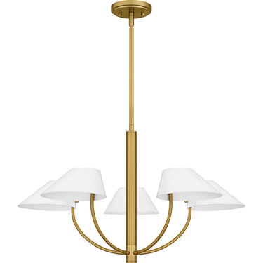 Penley 5 Light Chandelier in Brushed Gold 2