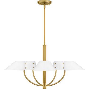 Penley 5 Light Chandelier in Brushed Gold 3
