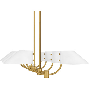 Penley 8 Light Island Light in Brushed Gold 3