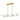 Penley 8 Light Island Light in Brushed Gold 6