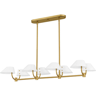 Penley 8 Light Island Light in Brushed Gold 6