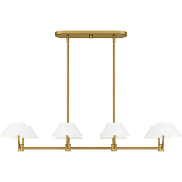 Penley 8 Light Island Light in Brushed Gold 7