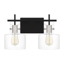 Pensbury 2 Light Bath Light in Matte Black 3