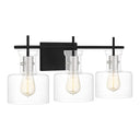 Pensbury 3 Light Bath Light in Matte Black 4