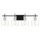 Pensbury 4 Light Bath Light in Matte Black 1