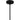 Piccolo 1 Light Mini Pendant in Matte Black 3