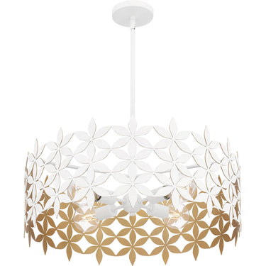 Piper 4 Light Pendant in Matte White 1