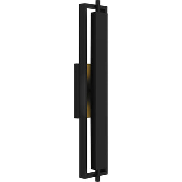 Pointsett Outdoor Wall Sconce in Matte Black 1