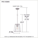 Prescott 1 Light Mini Pendant 14