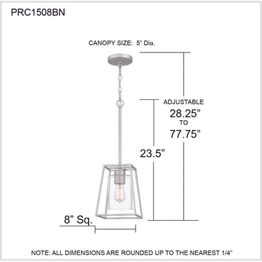 Prescott 1 Light Mini Pendant 14