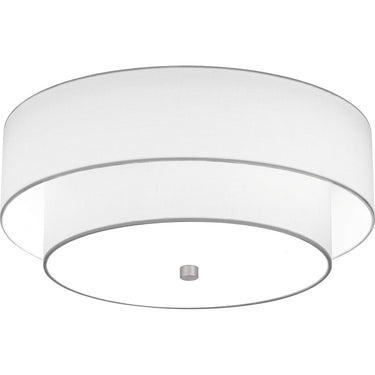Prewett 2 Light Semi-Flush Mount in Brushed Nickel 3