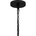 Priya 3 Light Pendant in Matte Black 3