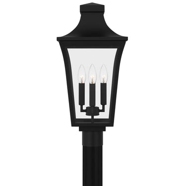 Quentin 4 Light Outdoor Post in Earth Black 4