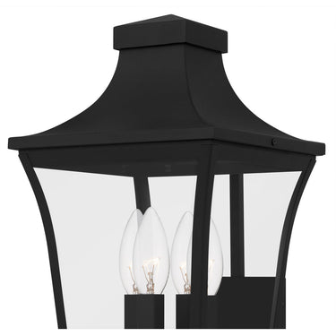 Quentin 4 Light Outdoor Wall Sconce in Earth Black 2