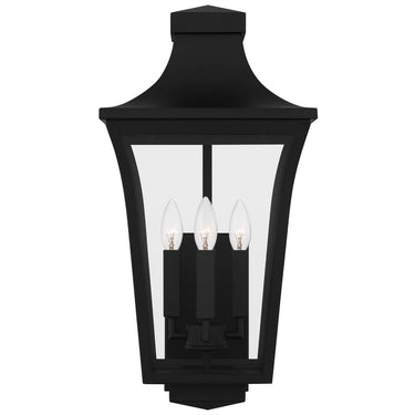Quentin 4 Light Outdoor Wall Sconce in Earth Black 3