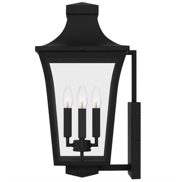 Quentin 4 Light Outdoor Wall Sconce in Earth Black 4
