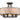 Quoizel AS1716PN Aristocrat 4 Light Semi-Flush Mount in Palladian Bronze - Crescent Harbor