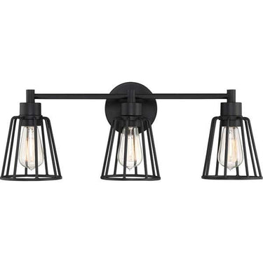 Quoizel ATT8603EK Atticus 3 Light Bath Light in Earth Black - Crescent Harbor