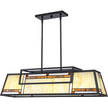 Quoizel ATW439MBK Atwater 4 Light Island Light in Matte Black - Crescent Harbor