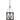 Quoizel BRO5203MK Baron 3 Light Pendant in Marcado Black - Crescent Harbor