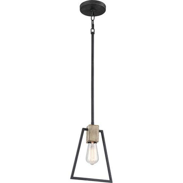 Quoizel BRT1507GK Brockton 1 Light Mini Pendant in Grey Ash - Crescent Harbor