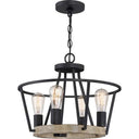 Quoizel BRT2817 Brockton 4 Light Pendant - Crescent Harbor