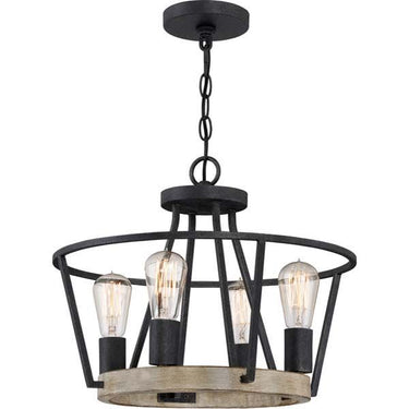 Quoizel BRT2817 Brockton 4 Light Pendant - Crescent Harbor