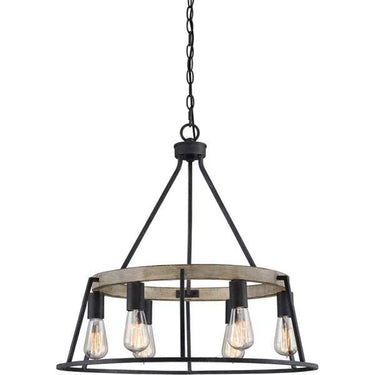 Quoizel BRT5006 Brockton 6 Light Chandelier - Crescent Harbor