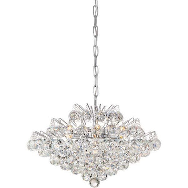 Quoizel BRX2820C Bordeaux 7 Light Pendant in Polished Chrome - Crescent Harbor
