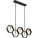 Quoizel BSK540EK Bismarck 5 Light Island Light in Earth Black - Crescent Harbor