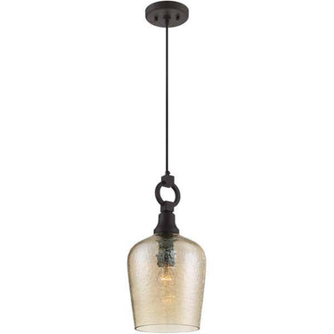 Quoizel CKKD1509WT Kendrick 1 Light Mini Pendant in Western Bronze - Crescent Harbor