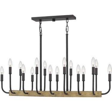 Quoizel COD139MBK Coda 16 Light Island Light in Matte Black - Crescent Harbor