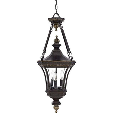 Quoizel DE1490IB Devon 3 Light Outdoor Lantern in Imperial Bronze - Crescent Harbor