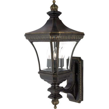 Quoizel DE8960IB Devon 3 Light Outdoor Lantern in Imperial Bronze - Crescent Harbor