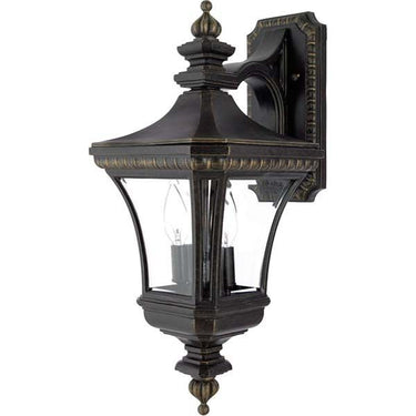 Quoizel DE8976IB Devon 2 Light Outdoor Lantern in Imperial Bronze - Crescent Harbor