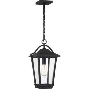 Quoizel DRS1911EK Darius 1 Light Outdoor Lantern in Earth Black - Crescent Harbor