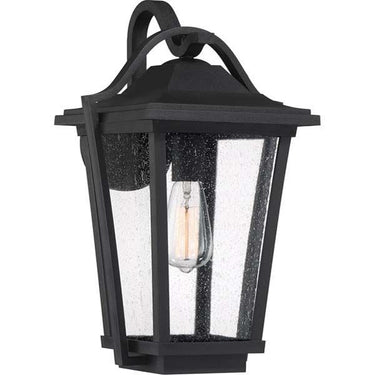 Quoizel DRS8411EK Darius 1 Light Outdoor Lantern in Earth Black - Crescent Harbor