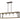 Quoizel FNN542RK Finn 5 Light Island Light in Rustic Black - Crescent Harbor