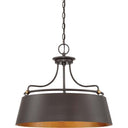 Quoizel FV2824WT Fairview 4 Light Pendant in Western Bronze - Crescent Harbor
