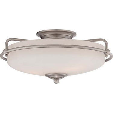 Quoizel GF1617 Griffin 3 Light Flush Mount - Crescent Harbor