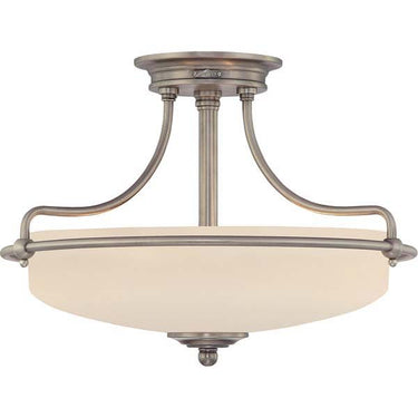 Quoizel GF1717 Griffin 3 Light Semi-Flush Mount - Crescent Harbor