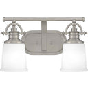 Quoizel GRT8602 Grant 2 Light Bath Light - Crescent Harbor
