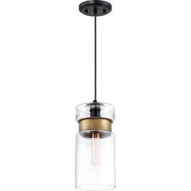 Quoizel GTG1506K Gathering 1 Light Mini Pendant in Mystic Black - Crescent Harbor