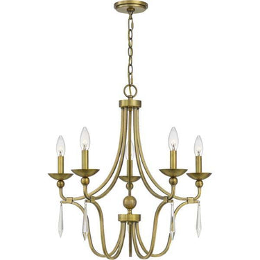 Quoizel JOU5025 Joules 5 Light Chandelier - Crescent Harbor