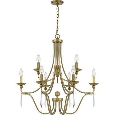 Quoizel JOU5032 Joules 9 Light Chandelier - Crescent Harbor