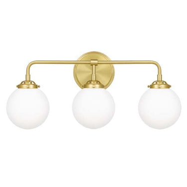 Quoizel LRY8624Y Landry 3 Light Bath Light in Satin Brass - Crescent Harbor