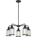 Quoizel LUD5026EK Ludlow 5 Light Chandelier in Earth Black - Crescent Harbor