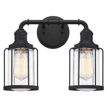 Quoizel LUD8615EK Ludlow 2 Light Bath Light in Earth Black - Crescent Harbor