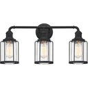 Quoizel LUD8624EK Ludlow 3 Light Bath Light in Earth Black - Crescent Harbor